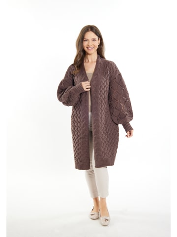 Usha Damen Strickcardigan in Braun