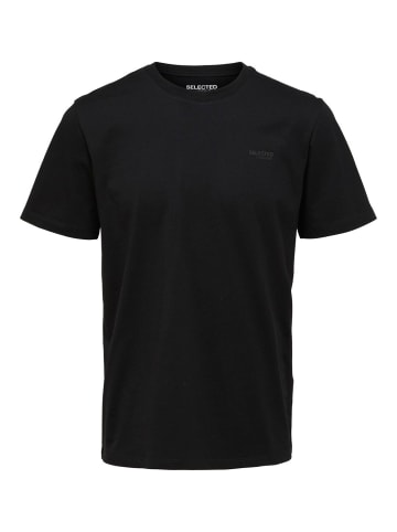 SELECTED HOMME T-Shirt SLHASPEN LOGO in Schwarz