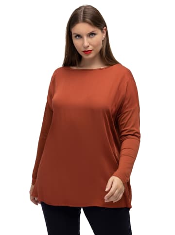 Ulla Popken Shirt in ziegelbraun