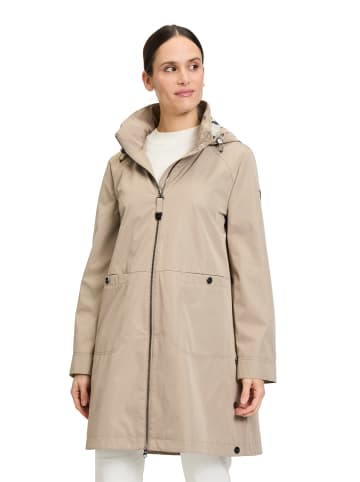 Betty Barclay Outdoorjacke mit abnehmbarer Kapuze in Stone Beige