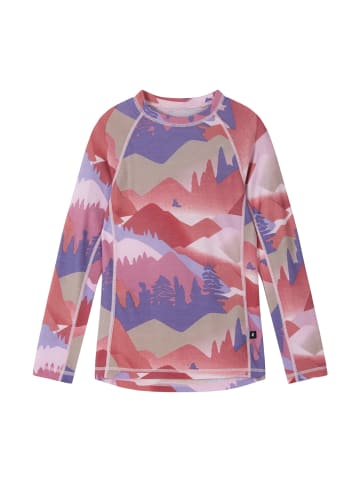 Reima Wolle-Basisschicht-Set Taitoa Grey Pink Mountains