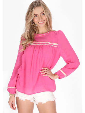 IZIA Women Blouse Shirt in pink