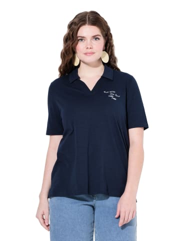 Ulla Popken Poloshirt in marine