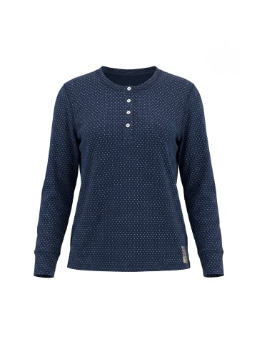 Ulla Popken Langarmshirt in marine