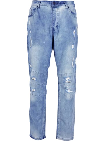  Cayler & Sons  Cayler & Sons Jeans in distressed light blue/white