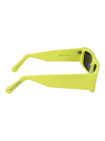 GCDS Unisex Sonnenbrille Rechtwinklig Grün