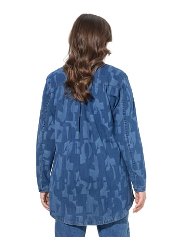 LAURASØN Hemdbluse in blue denim