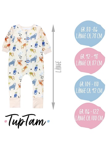 TupTam Babyschlafsäcke mit Beinen und Ärmel in gelb Modell 1