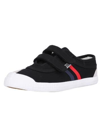 Kawasaki Canvas sneakers Retro w/velcro in 1001 Black