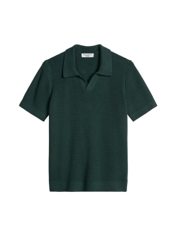 Marc O'Polo DENIM DfC Strick-Poloshirt relaxed in Olive Branch Green