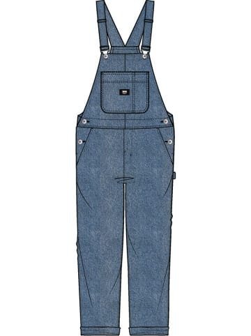 Vans Cargohose "Groundwork Denim Overall" in Grau