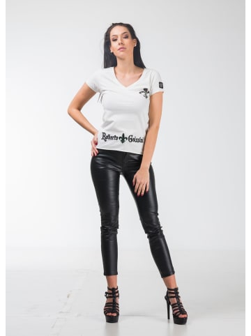 Roberto Geissini Camouskull T-Shirt Weiß