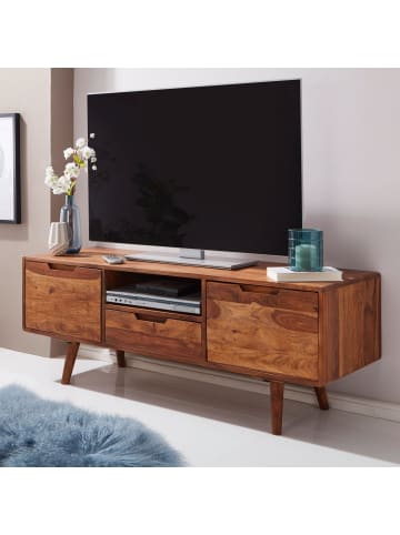 KADIMA DESIGN TV-Lowboard | Sheesham, 135x51x45cm, 2 Türen, Schublade