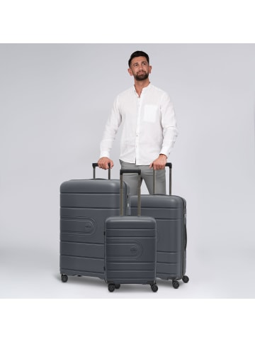 Redolz Essentials 11 3-SET 4 Rollen Kofferset 3-teilig in dark grey