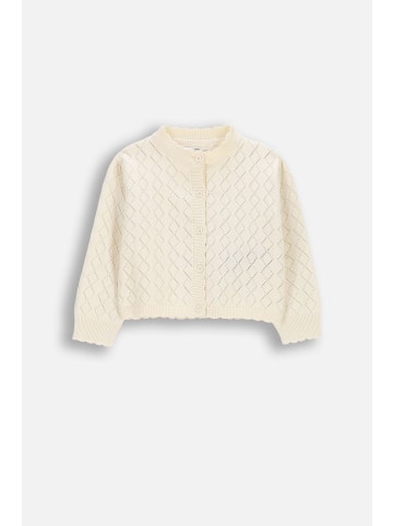 Coccodrillo Strickjacke in ecru