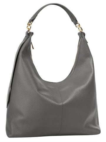 Samantha Look Shopper echt Leder in grau