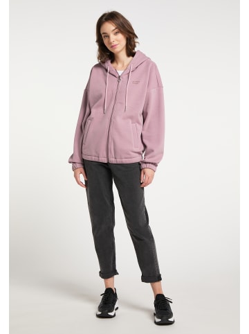 myMo Damen Kapuzensweatjacke in Mauve