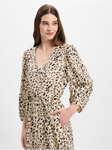 MOSS COPENHAGEN Kleid ALYONA VLORA in beige anthrazit - 0001