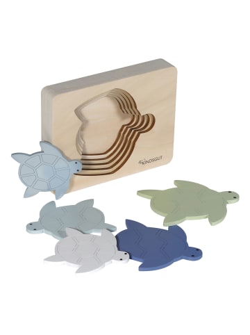 Kindsgut  Tier-Puzzle aus Holz in Schildkröten-Design