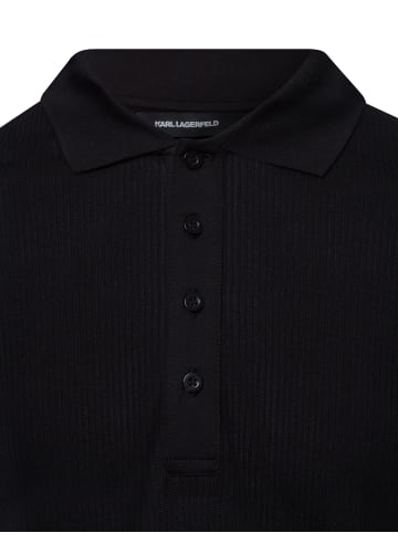 Karl Lagerfeld Poloshirt in schwarz