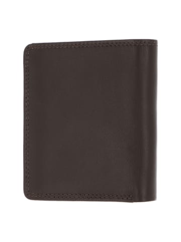 Golden Head Polo Geldbörse RFID Schutz Leder 10 cm in dunkelbraun