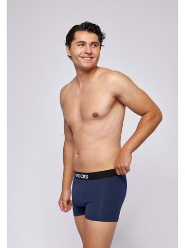 SNOCKS Boxershorts aus Bio-Baumwolle in Blau