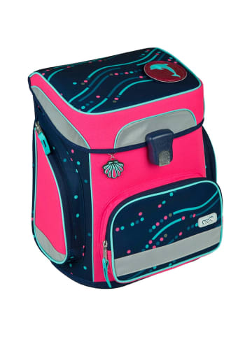 SCOOLI EasyFit Glow DIN - Schulranzen Set 5tlg. (Dotty Dolphin) in Dotty Dolphin