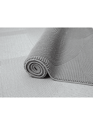 the carpet Kurzflorteppich Lima B in Grau