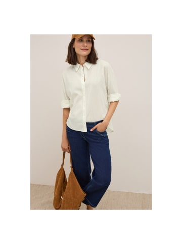 Cecil Langarmbluse in vanilla white