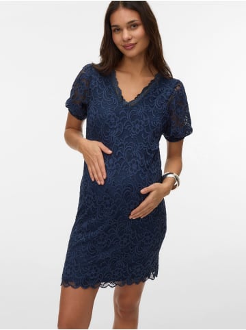 mama licious Kleid aus Spitze in Navy Blazer 1