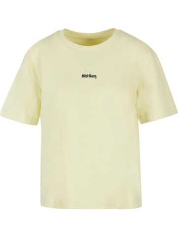 Mister Tee Shirt "Girl Gang Tee" in Gelb