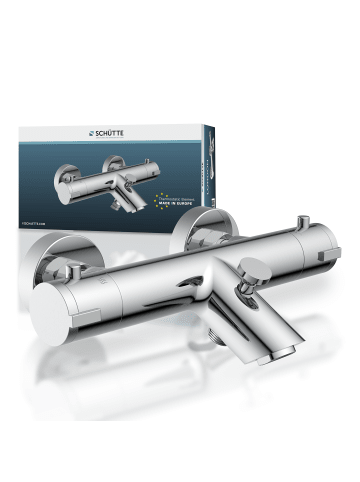 Franz Joseph Schütte LONDON Thermostat Wannenfüllarmatur, Chrom