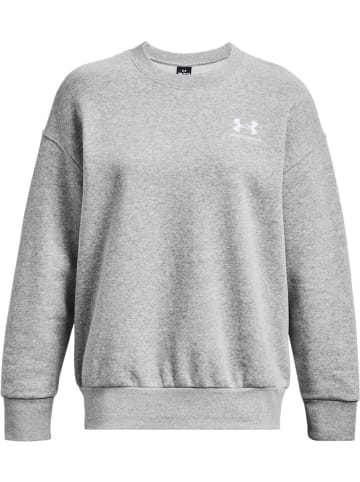 Under Armour Pullover "Essential Flc Os Crew" in Grau