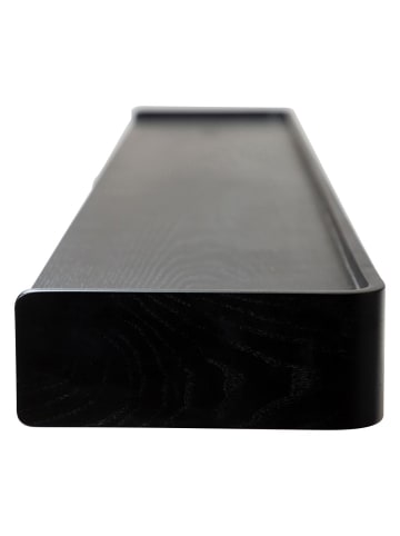 ebuy24 Wandregal Protopia Schwarz 120 x 21 cm