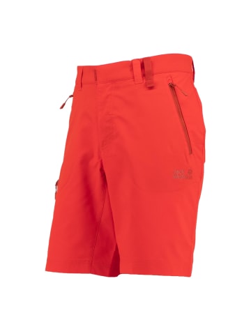 Jack Wolfskin Hose Active Track Softshell Shorts in Rot