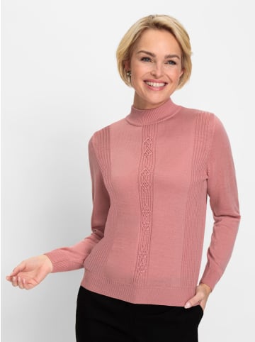 WITT WEIDEN Stehkragenpullover in rosenquarz