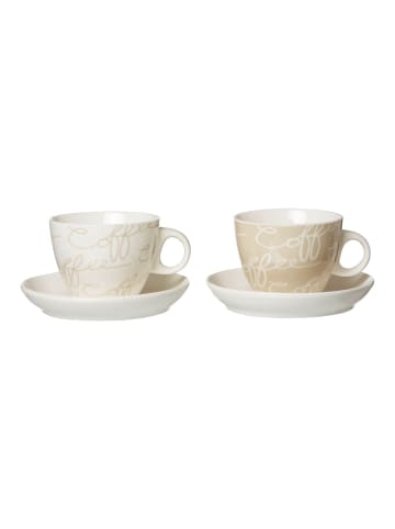 Ritzenhoff & Breker 4er Set Cappuccino Becher Cornello in bunt