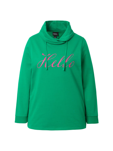 Ulla Popken Sweatshirt in smaragdgrün