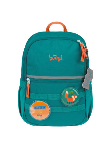 BAAGL Rucksack Buddy in Grün Fuchs - 25x35x12cm