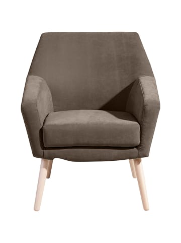 others SESSEL Kachka Bezug Veloursstoff Buche natur / sahara