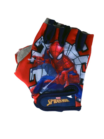 Spiderman Kinder Fahrradhandschuhe Jungen Spider-Man fingerlos Einheitsgröße in Blau