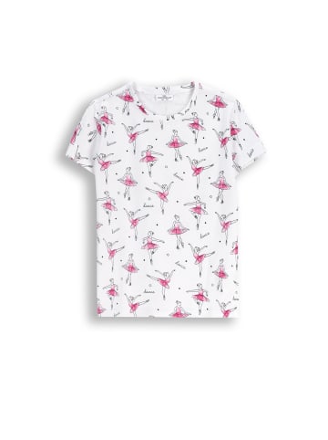 Coccodrillo T-Shirt mit kurzen Ärmeln in weiß
