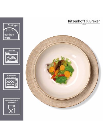 Ritzenhoff & Breker 8er Set Speiseset Omara beige in beige