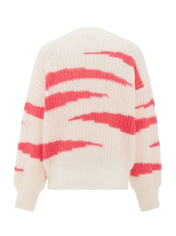myMo Damen Sweater in WOLLWEISS KORALLE
