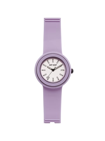 Hip Hop Analoguhr hero.dot bezel lilak