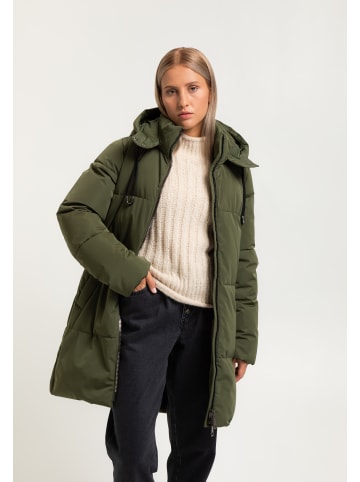 MANISA Damen Steppmantel in Khaki