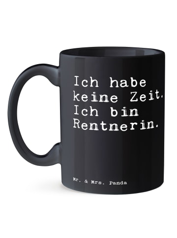 Mr. & Mrs. Panda Mug Ich habe keine Zeit.... mit Spruch in Schwarz