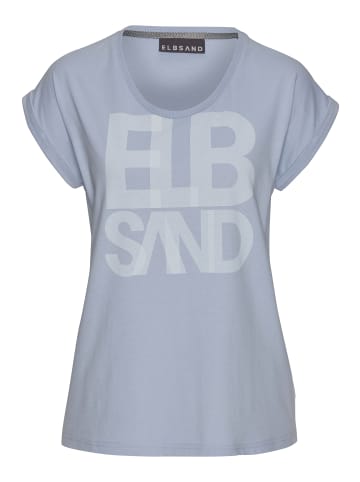 ELBSAND T-Shirt in blau meliert