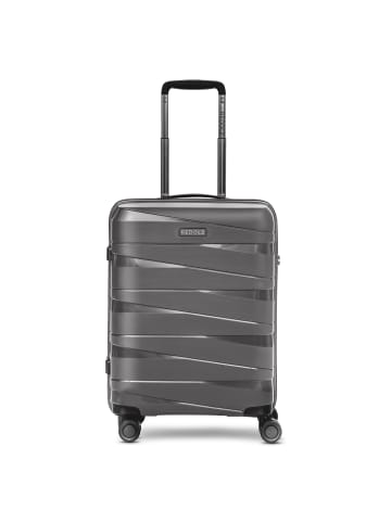 Redolz Essentials 10 CABIN 4 Rollen Kabinentrolley 55 cm in grey-metallic 2