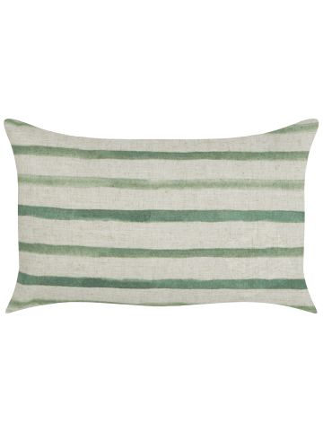 Beliani Dekokissen KAFRA in Grün/Beige - (W) 50 x (H) 12 x (L) 30 cm